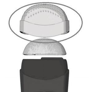 Breas Z1/Z2 Plastic Filter Cover with End Cap