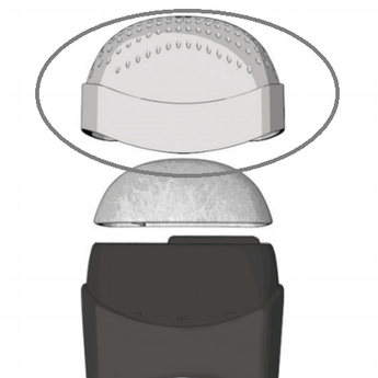 Breas Z1/Z2 Plastic Filter Cover with End Cap