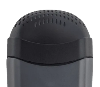 electric shaver head with perforated foil design for close shaving