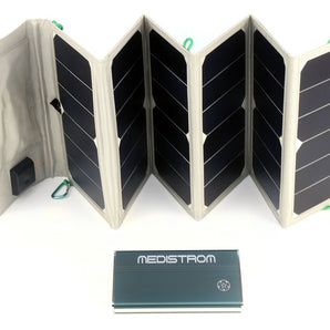 Medistrom Solar Panel Charger for Pilot 12/24, Pilot Flex CPAP Battery