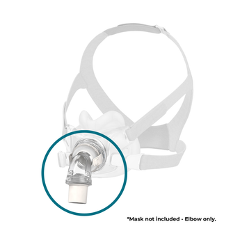 ResMed | QuietAir Elbow/Swivel | AirFit/AirTouch F20/F30 Full Face CPAP Masks