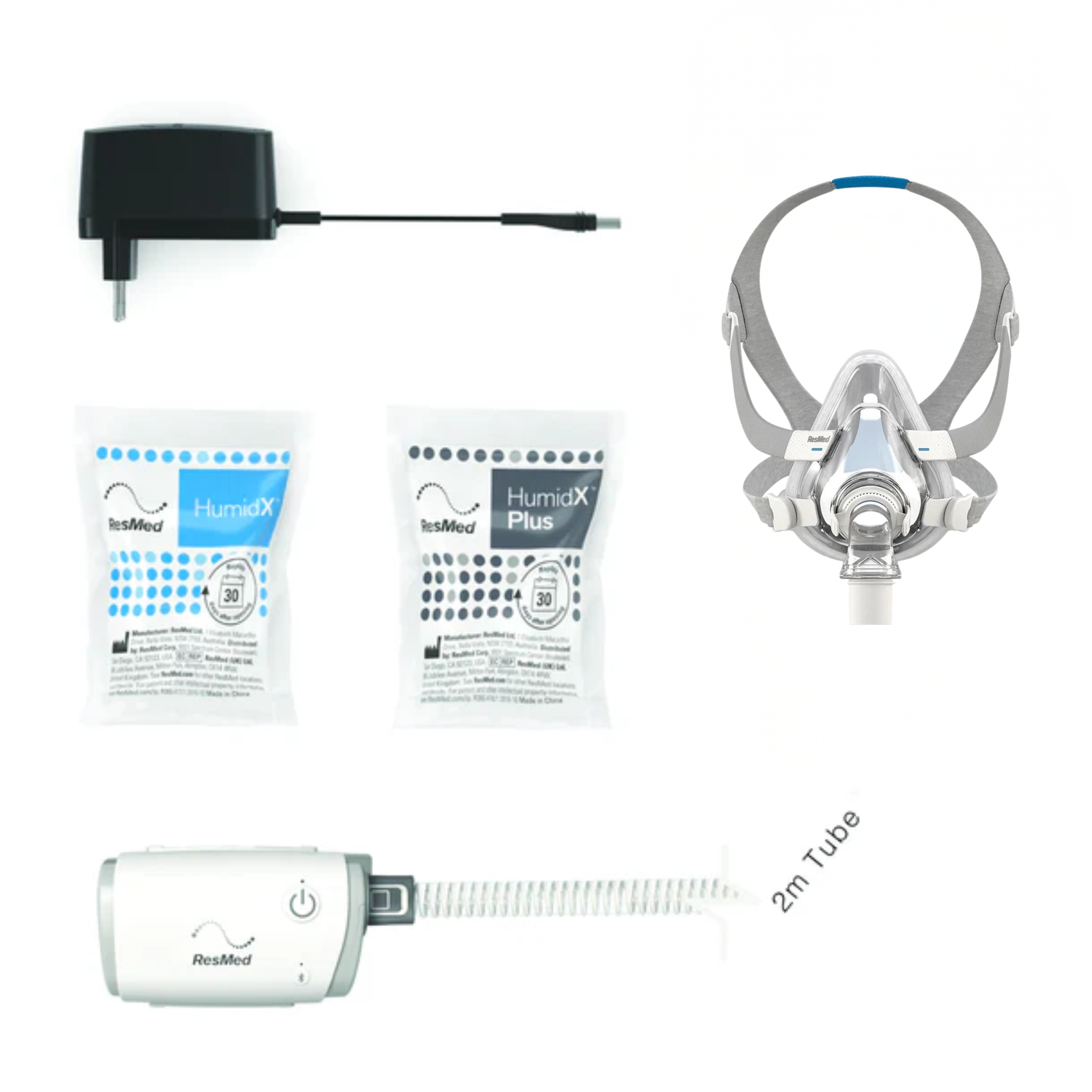 AirMini with ResMed F20 Full Face Mask