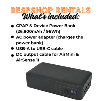 Rental | CPAP & Device Power Bank for AirMini & AirSense 11