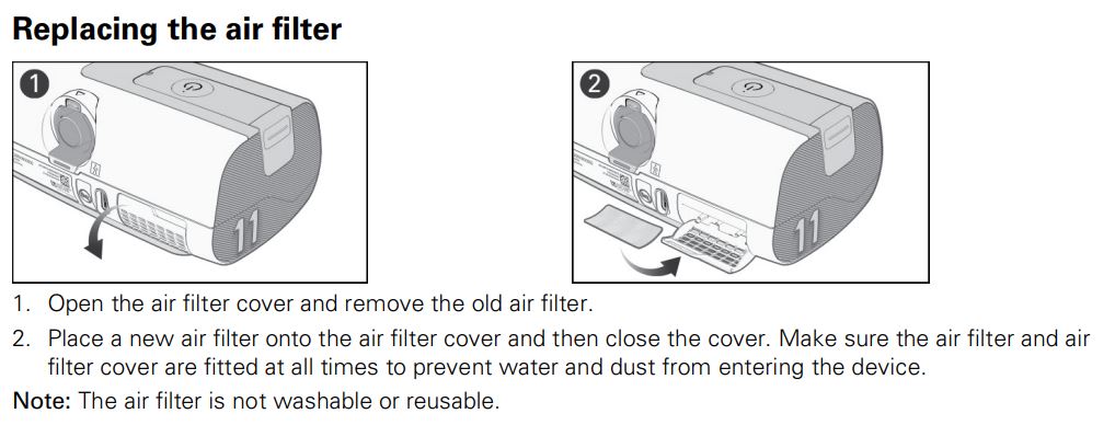 As11 Machine Filter AirSense 11 / AirCurve 11 Hypoallergenic Filters | ResMed | RespShop