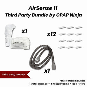AirSense 11 Resupply Bundle | Water Chamber + Heated Tubing + Filters | Third Party