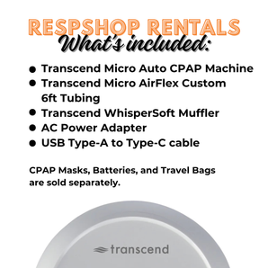 Rental | Transcend | Micro Auto Travel CPAP Machine