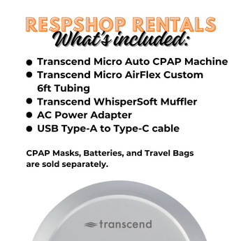 Rental | Transcend | Micro Auto Travel CPAP Machine
