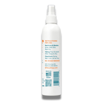CPAP Mask & Tubing Cleanser & Deodorant | 100x More Powerful Than Bleach | Safe on Skin / New Formula(12oz)