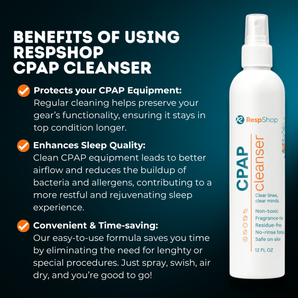 CPAP Mask & Tubing Cleanser & Deodorant | 100x More Powerful Than Bleach | Safe on Skin / New Formula(12oz)