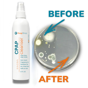 CPAP Mask & Tubing Cleanser & Deodorant | 100x More Powerful Than Bleach | Safe on Skin / New Formula(12oz)