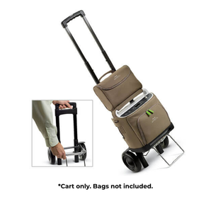 Philips SimplyGo Mobile Oxygen Concentrator Cart view with bags