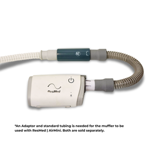 CPAP Muffler | Reduce Noise Level by 3-9 dB | Ideal For Travel CPAPs