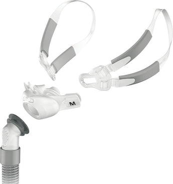 Open Box | ResMed Swift FX Bella Gray Nasal Pillow CPAP Mask