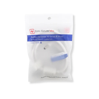 Zopec Explore Mini CPAP Battery Cable Kit for AirMini/AirSense11/AirSense10, Breas Z1/Z2, Transcend Micro, Philips Respironics DreamStation 1/2
