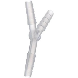 Barbed Oxygen Tubing Y-Connector By Sunset Healthcare