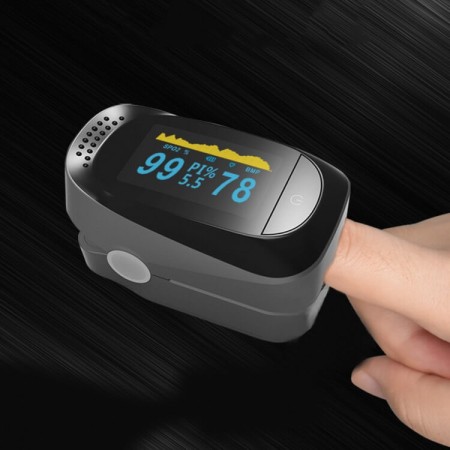 Advanced Finger Pulse Oximeter OLED Display with Sleep Monitor