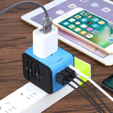 Universal Travel Adapter Plug - All-In-One